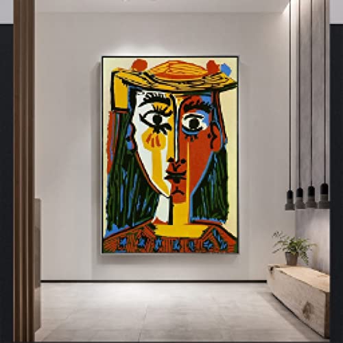 Toile Picasso pour salon mur vide solution deco affiche moderne 60x80cm