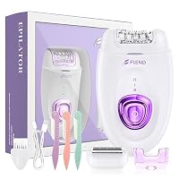 Epilierer Damen, 2 in 1 Schmerzfreie Gesichtshaarentferner mit LED-Licht, Wiederaufladbarer Haarentferner für Langanhaltende Ergebnisse, Ladyshaver & Epilierer für Gesicht, Körper, Kinn, Arme, Bikini – Ansicht 9