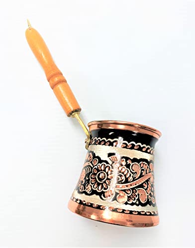 177 g feito à mão espesso 2 mm estampado cobre martelado turco grego arménio arménio café fogão topo