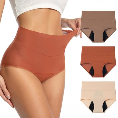 Image of Period Underwear for Women 3 Layers Breathable Menstrual Period Panties