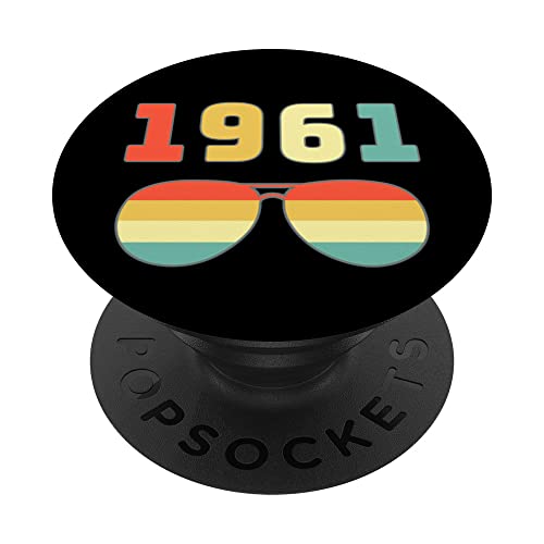 Born In 1961 Edición Limitada 1961 Cumpleaños Pop Socket 1961 PopSockets PopGrip Intercambiable