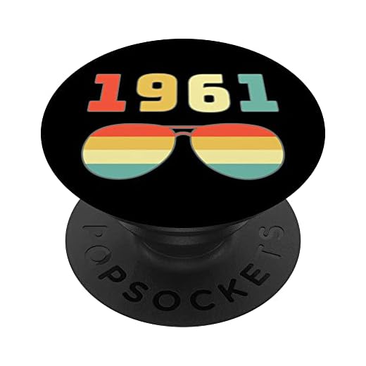 Born In 1961 Edición Limitada 1961 Cumpleaños Pop Socket 1961 PopSockets PopGrip Intercambiable