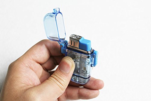 Encendedor antorcha color transparente miniatura 6