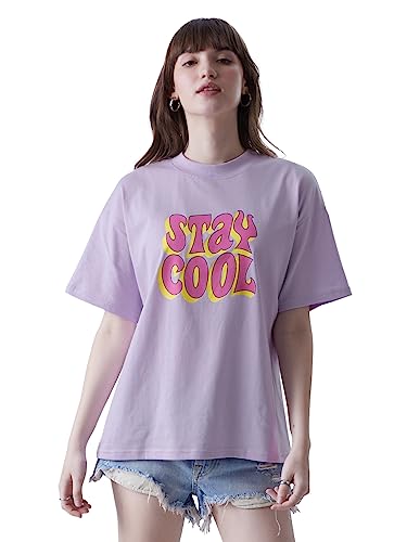 Image of The Souled Store Official Looney Tunes: Stay Cool Women Oversized T-Shirts