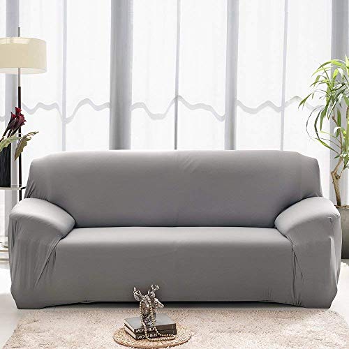 Grey Couch Covers for 3 Cushion Couch Sofa Covers 3 Seater Fabric Slipcover Protector Grey Couch Slipcover Grey