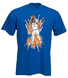Jalen Bruson Spray Paint New York Shirt T-Shirt Youth Medium Blue