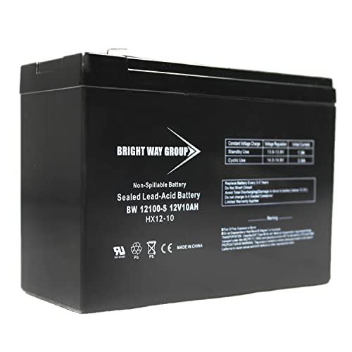 Bright Way Group Bw 12100 F2 (0186) Bwg 12100-S F2 Sealed Lead Acid Battery #TOP2