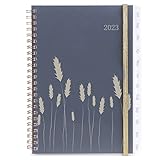 WEEKLY PLANNER 2023 CON SEPARADORES CON PESTAÑA PARA CADA MES Y BOLSILLO INTERIOR - Las pestañas hacen que la navegación sea fácil. Perfecto para familiar, oficina, escolar, universitaria o simplemente para una vida ocupada.