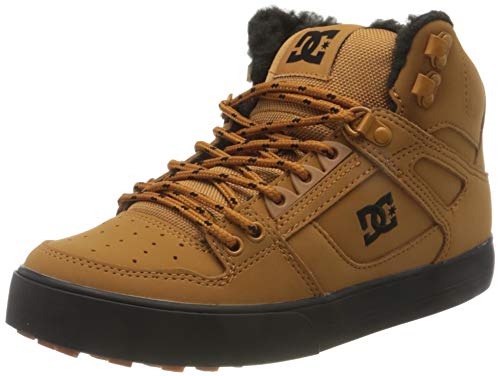 DC Shoes Herren Pure High-top Wc Winter Sneaker, Wheat Black, 43 EU