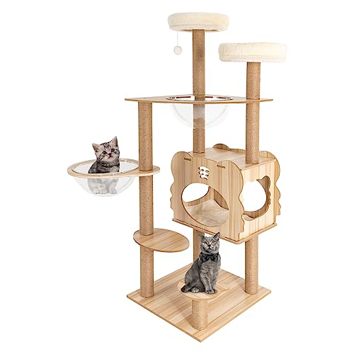Torre para Gatos Interior 54 Pulgadas Multi Nivel miniatura 1
