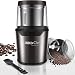Produktbild LINKchef KaffeemüHle Elektrisch und GewüRzmüHle, Elektrische KaffeemüHle, KaffeemüHle, KaffemüHle mit 1 Abnehmbaren Edelstahlschale, Max 80g FassungsvermöGen, 12 Tassen Kaffee, Schwarz