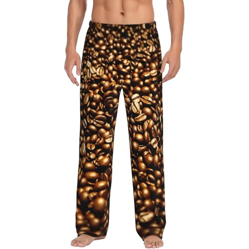 Pantalon de pyjama en flanelle contre le froid en coton respirant pour homme M
