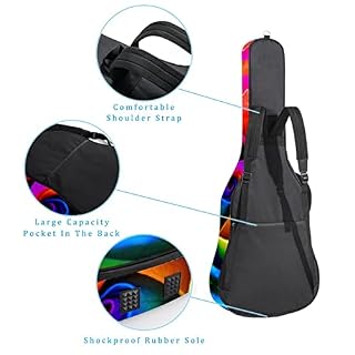 I Love London Symbols Big Ben Étui de protection rembourré pour guitare acoustique classique, Multicolore 10., 42.9×16… - Les Beatles, Paul McCartney, John Lennon, RIngo Starr, George Harrison I Love London Symbols Big Ben Étui de protection rembourré pour guitare acoustique classique, Multicolore 10., 42.9x16… – Image 3