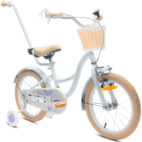 sun baby Mädchenfahrrad 16 Zoll Radgröße Flower Bike zur Auswahl, mit...