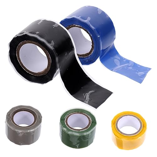 5 Rolls Kayak Paddle Grip Tape Non-Skid Silicone Tape for Paddles Kayak Accessories