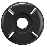 Tamaño apropiado: el disco curvado de madera mide aproximadamente 22 mm / 0.9 pulgadas de diámetro interno, aproximadamente 90 mm / 3.5 pulgadas de diámetro externo y aproximadamente 5 mm / 0.2 pulgadas de profundidad de ranura. Y el número de dientes es 4.