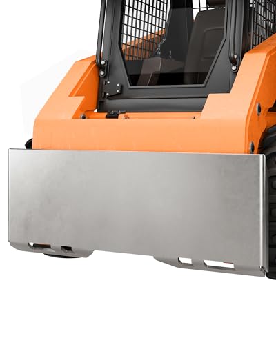 Aoile 5/16\" Skid Steer Attachment Plate, Steel Quick Tach Attachment Loader Plate, [6000 LBS Max] Thick Skid Steer Mount Plate Fits Kubota, Bobcat, Tractors
