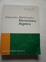Interactive Mathematics - Elementary Algebra (Personal Academic Notebook) 157772416X Book Cover