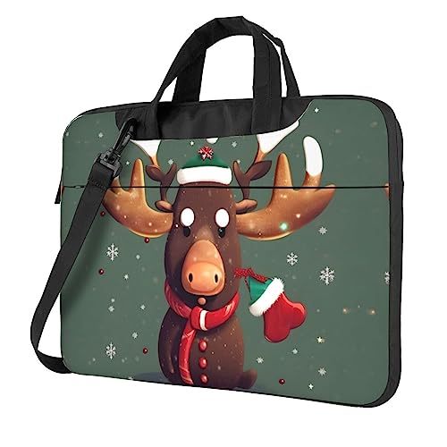 Sac ordinateur élan de Noël : offrez ce sac à bandoulière original