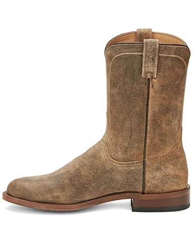 Tony Lama Men's Monterey Desert Roper Goat Leather Western Boot Round Toe - Ep35503