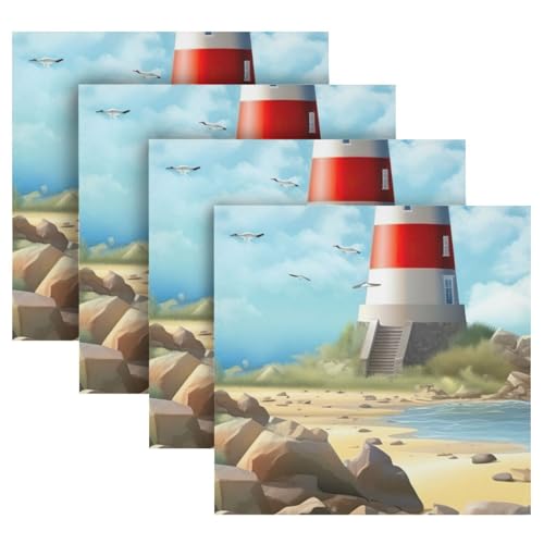 Set de 6 Servilletas de Tela Cuadradas 50.5x50.5 cm miniatura 5