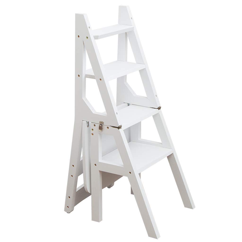 Tabouret ascendant pliant pour éviter les chutes, escabeau en bois 4 marches stable