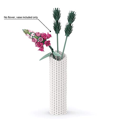 QIXIAOCYB XSuper 10280 40460 Vase Bausteine 750 stücke MOC Kleinteilchen Vase-kompatibel mit Lego Blumenstrauß… – Bild 7