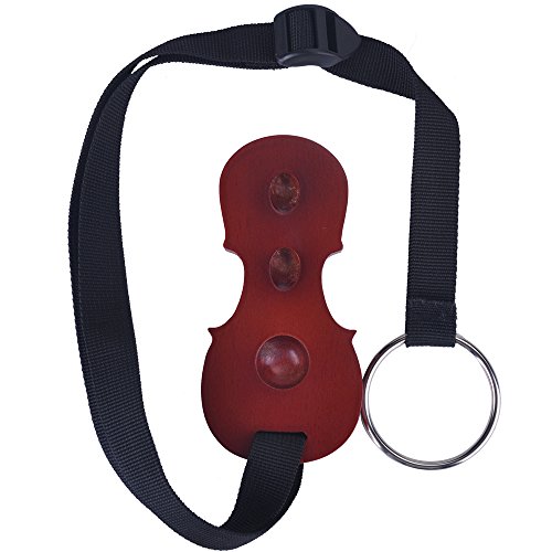 Cello-Stop Anti-Rutsch-Stopper Befestigung Massivholz-Cello-Befestigung Ankerschutzplatte mit 3 Löchern, aus Naturholz Anti-Rutsch-Parkettschoner