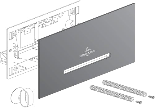 Villeroy & Boch Placa de accionamiento para WC VB ViConnect 9221 253x145x20mm Blanco mate