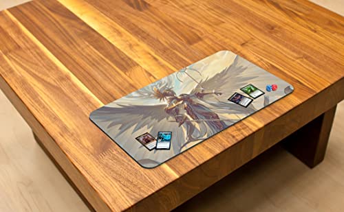 Paramint Dominic Archangel Of Judgment (Stitched) - Mtg Playmat By Asur Misoa - Compatible For Magic The Gathering Playmat - Play Mtg, Yugioh, Tcg - Original Play Mat Art Designs & Accessories #TOP2