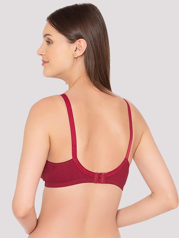 Image of Groversons Paris Beauty Women's Cotton, Full Coverage, Non-Padded, Non-Wired Bra (BR001)