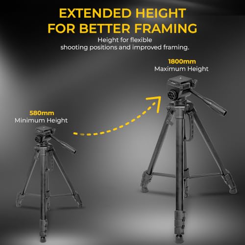Digitek DTR-585 LW Heavy Duty Tripod Stand 1800mm - Image 6