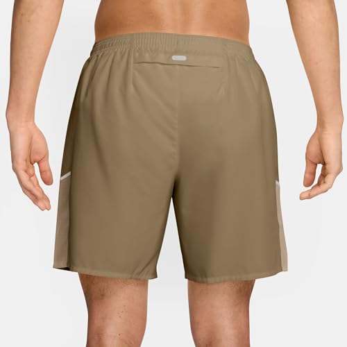 Image of Nike Mens Miler Dri Fit Brief Lined Running Shorts