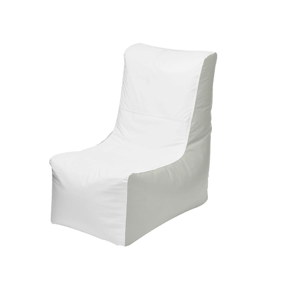 Ocean-Tamer Wedge Marine-Boat Bean Bag, White-Gray (Small)