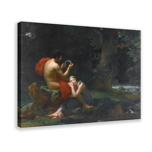 Impression sur toile Le Berceau cadre premium Renoir déco murale 30x45cm