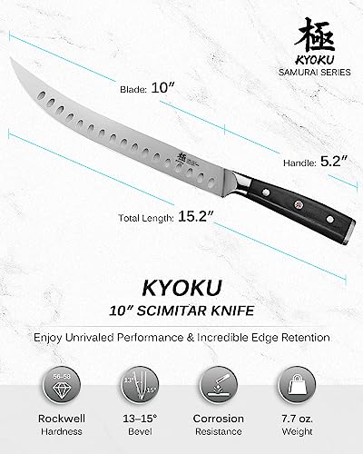 Image of KYOKU Samurai Series Knife Japanese Style1 (Scimitar Knife, 10 inch)