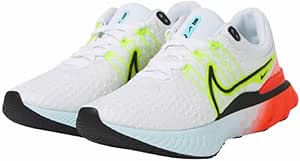 NIKE(ナイキ) レディース用 ランニングシューズ 24.0cm リアクト インフィニティ ラン フライニット 3 W REACT INFINITY RUN FLYKNIT 3 国内正規品 DX3351 ホワイト/ボルト