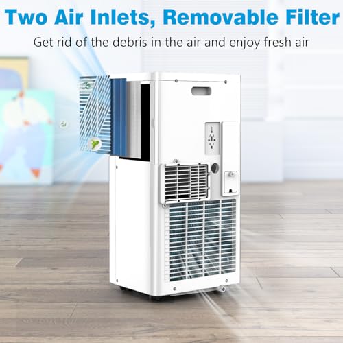 Antarctic Star Portable Air Conditioners 8,000 BTU, Small Portable AC with Cooling, Fan, Dehumidifier Function, 24H Timer, Cooling up to 350 Sq.Ft. Window Kit Panel, 62ºF and 86ºF Temperature Range by Antarctic Star - Image 4