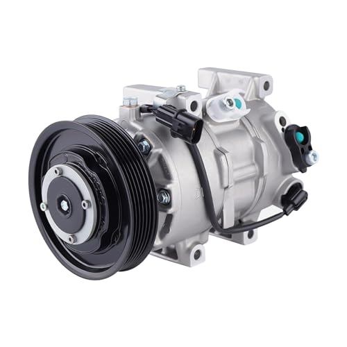 A/C Compressor with Clutch for 2012-2016 Hyundai Accent 1.6L & 2012-2015 Kia Rio 1.6L, CO 20765C 977011R100 Replacement, 12V R134A