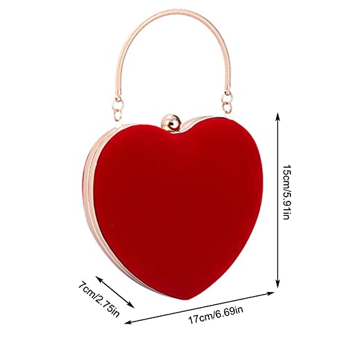 Sac à main mignon en forme de coeur pour transporter vos objets sans encombre - 5
