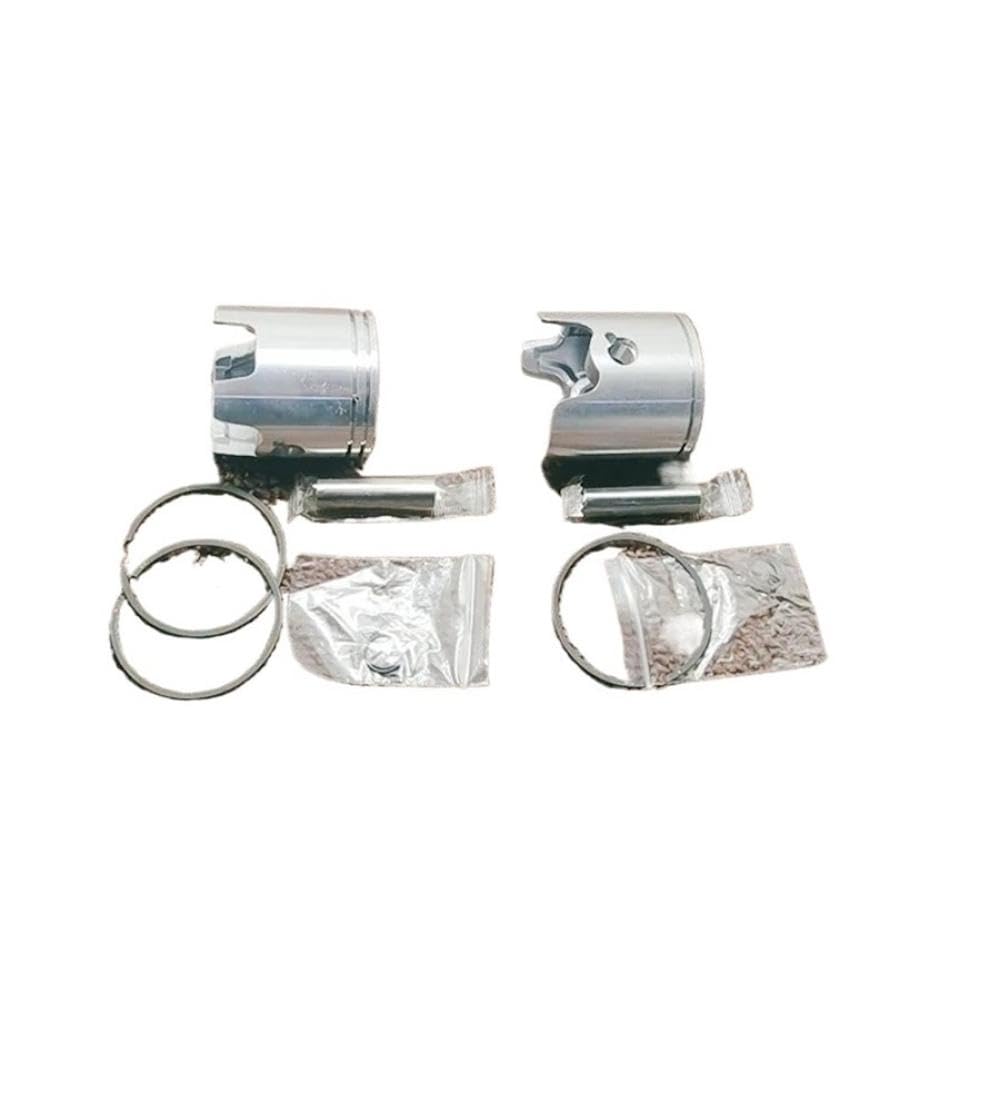 Kit Pistone Con Perno Compatibile Con Moto Jog 50 Diametro Cilindro 47,6mm Misura Perno 10mm(DOUBLE RING)