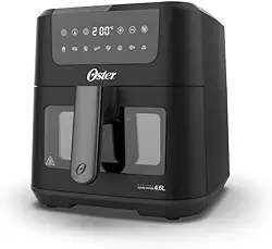 Fritadeira Digital Clear Oster 4,6L com Visor Transparente - 127V