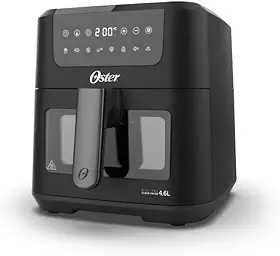 Fritadeira Digital Clear Oster 4,6L com Visor Transparente - 220V