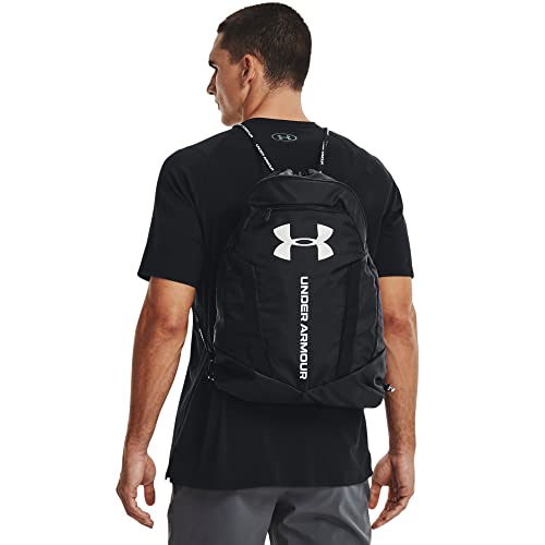 Under Armour Adult Undeniable Sackpack , Black/Black/Metallic Silver #TOP3
