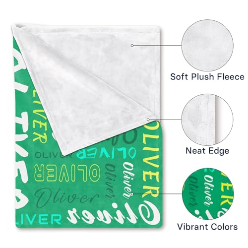 Image of PUREFLY Ships Next Day-Personalized Blanket for Kids- Custom Blanket with Name for Teen Girls and Boys, Birthday Gifts for Women and Men, Customized Flannel Throw, Christmas Blankets Gifts for Baby