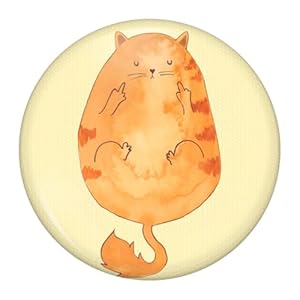 Mr. & Mrs. Panda Katze Mittelfinger Button 50mm