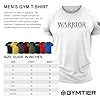 GYMTIER Spartan Forged - Warrior - Men's Gym T-Shirt Bodybuilding Training Workout Lifting Top Clothing, White, XXL #3