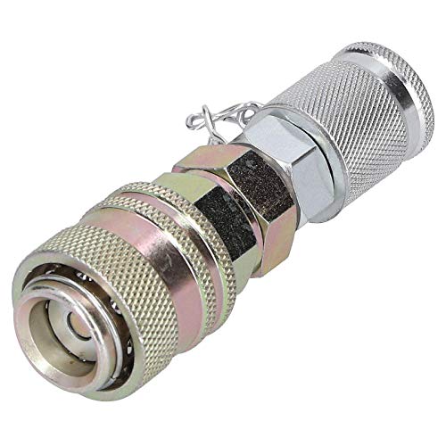 Image of G1 /8 Quick Coupling Connector Male Female Threaded link PT /PPT Hydraulic Pressure Test Point Adapter Set Hydraulic Pressure Test Coupling Kit Hydraulic Pressure Test Adapter