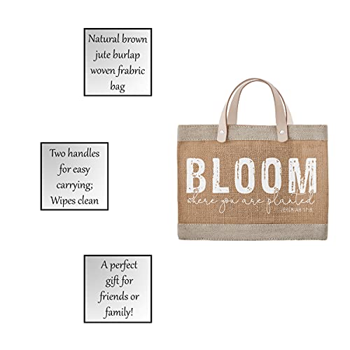 Creative Brands Faithworks - Inspirational Jute Market Tote Bag3