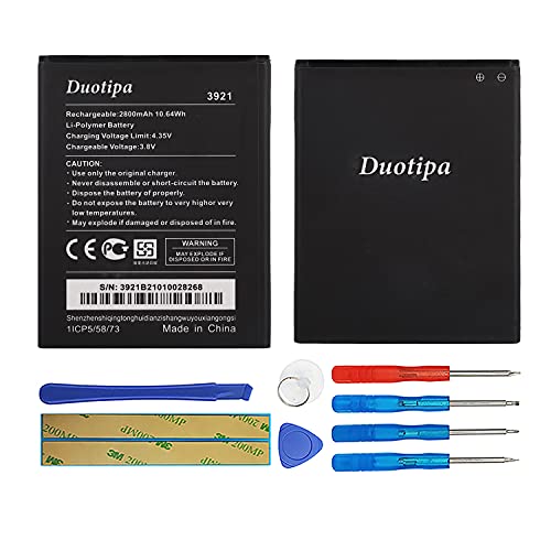 Duotipa Batería de repuesto WIKO 3921 compatible con WIKO Lenny 5 WIKO Robby 2 batería con herramientas